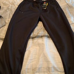 Under Armor mens new XL black sweat pants